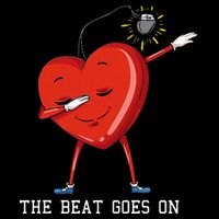 The Beat Goes On Dabbing Heart With Pacemaker Recipient 16 in Basic Backpack