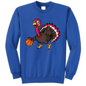 Thanksgiving Basketball Gobble Player Turkey Day Funny Gift Sweatshirt