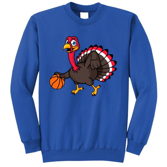 Thanksgiving Basketball Gobble Player Turkey Day Funny Gift Sweatshirt