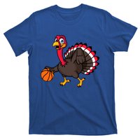 Thanksgiving Basketball Gobble Player Turkey Day Funny Gift T-Shirt