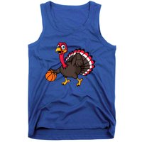 Thanksgiving Basketball Gobble Player Turkey Day Funny Gift Tank Top