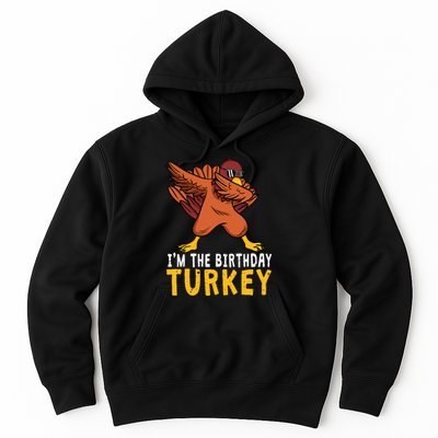 Thanksgiving Birthday Gifts Funny Bday Born on Thanksgiving Hoodie