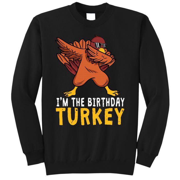 Thanksgiving Birthday Gifts Funny Bday Born on Thanksgiving Sweatshirt