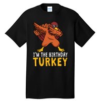 Thanksgiving Birthday Gifts Funny Bday Born on Thanksgiving Tall T-Shirt