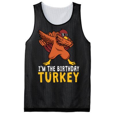 Thanksgiving Birthday Gifts Funny Bday Born on Thanksgiving Mesh Reversible Basketball Jersey Tank