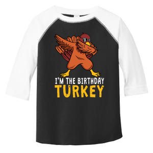 Thanksgiving Birthday Gifts Funny Bday Born on Thanksgiving Toddler Fine Jersey T-Shirt