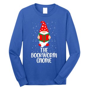 The Bookworm Gnome Christmas Gnome Book Reading Enthusiast Gift Long Sleeve Shirt