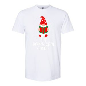 The Bookworm Gnome Christmas Gnome Book Reading Enthusiast Gift Softstyle CVC T-Shirt