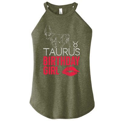 Taurus Birthday Girl Women’s Perfect Tri Rocker Tank