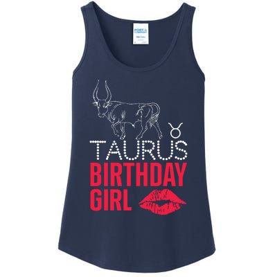 Taurus Birthday Girl Ladies Essential Tank