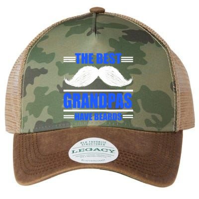The Best Grandpas Have Beards Meaningful Gift Legacy Tie Dye Trucker Hat