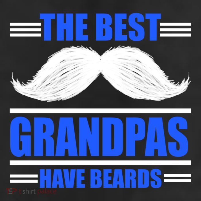 The Best Grandpas Have Beards Meaningful Gift 7 Panel Mesh Trucker Snapback Hat