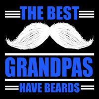 The Best Grandpas Have Beards Meaningful Gift 7-Panel Snapback Hat