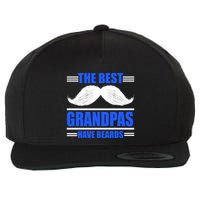 The Best Grandpas Have Beards Meaningful Gift Wool Snapback Cap