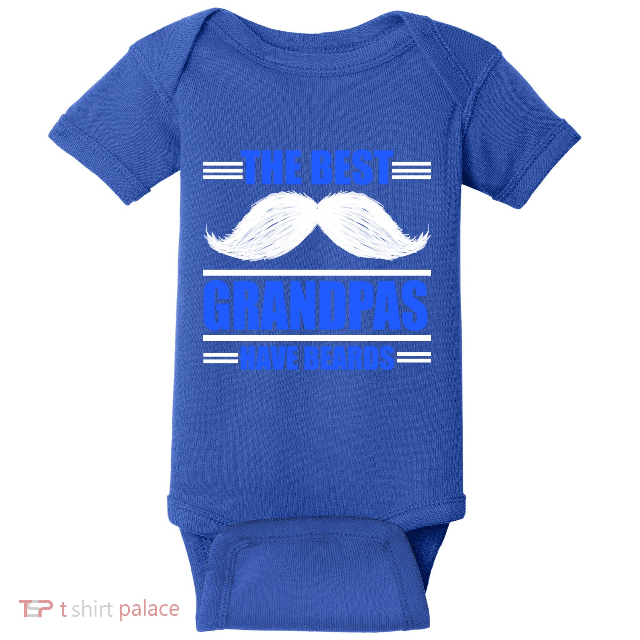 The Best Grandpas Have Beards Meaningful Gift Baby Bodysuit