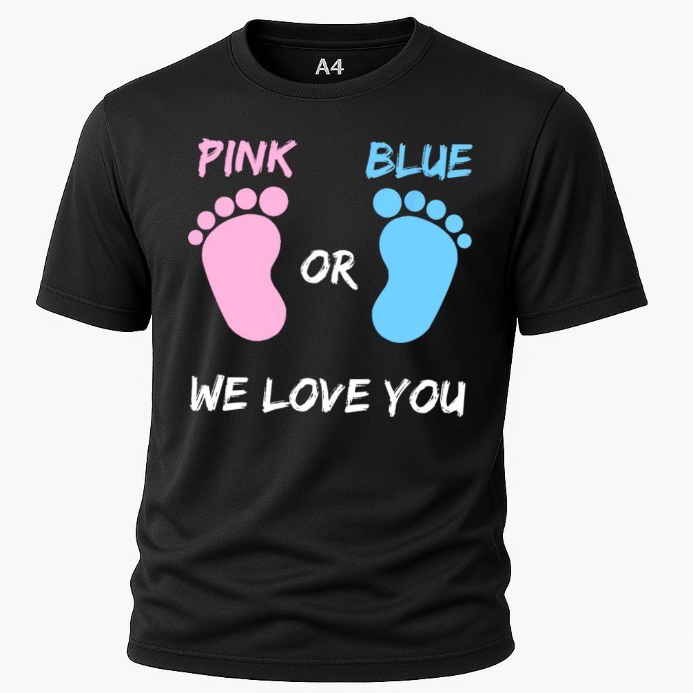 Team Boy Girl Gender Reveal Gift Cooling Performance Crew T-Shirt