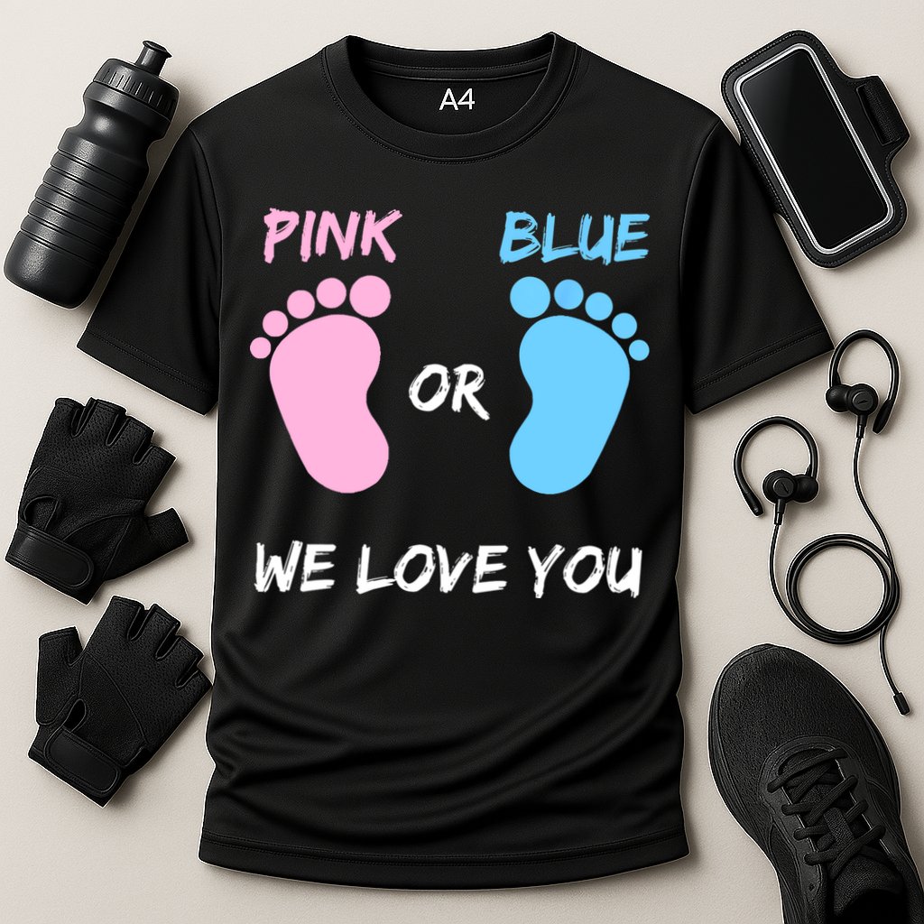 Team Boy Girl Gender Reveal Gift Cooling Performance Crew T-Shirt