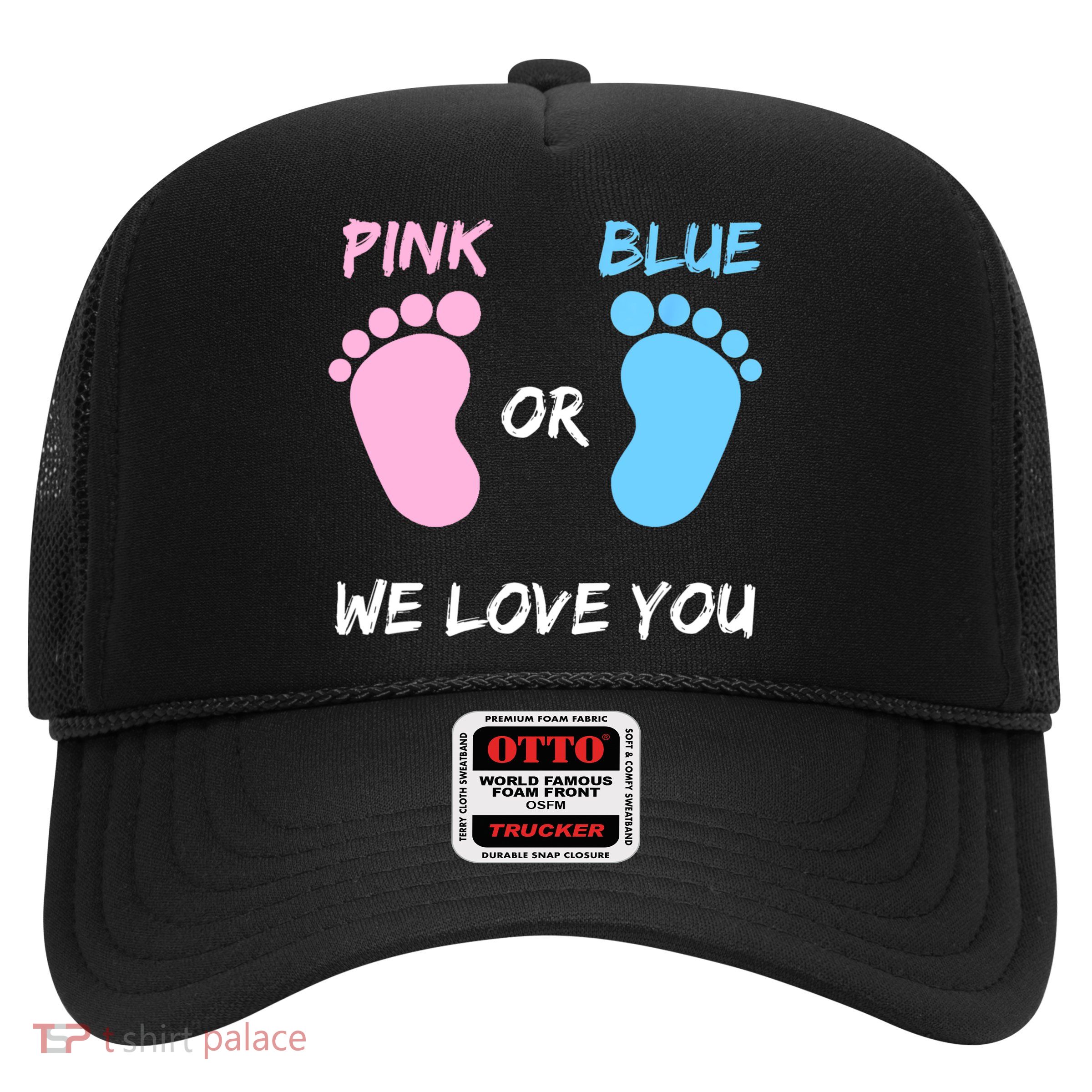 Team Boy Girl Gender Reveal Gift Trucker Hat