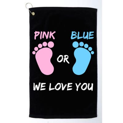Team Boy Girl Gender Reveal Gift Golf Towel