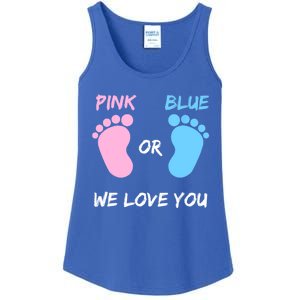 Team Boy Girl Gender Reveal Gift Ladies Essential Tank