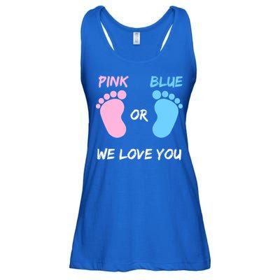 Team Boy Girl Gender Reveal Gift Ladies Essential Flowy Tank