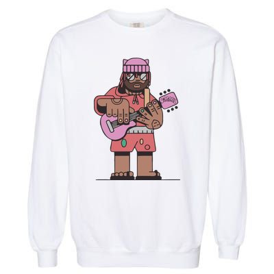 Thundercat Bass Guitarist Garment-Dyed Sweatshirt