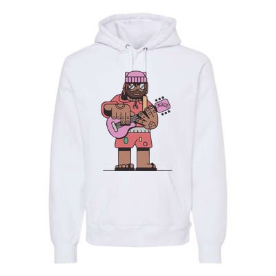 Thundercat Bass Guitarist Premium Hoodie