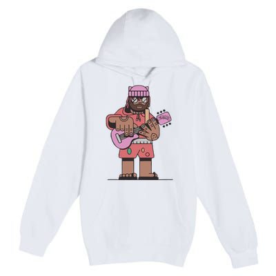 Thundercat Bass Guitarist Premium Pullover Hoodie