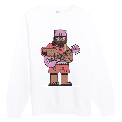 Thundercat Bass Guitarist Premium Crewneck Sweatshirt