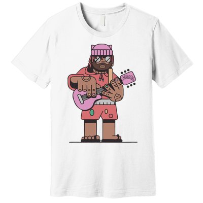 Thundercat Bass Guitarist Premium T-Shirt