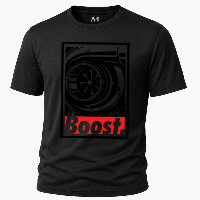 Turbo Boost Gift For Racing And Drift Car Lovers Gift Cooling Performance Crew T-Shirt
