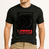 Turbo Boost Gift For Racing And Drift Car Lovers Gift Cooling Performance Crew T-Shirt