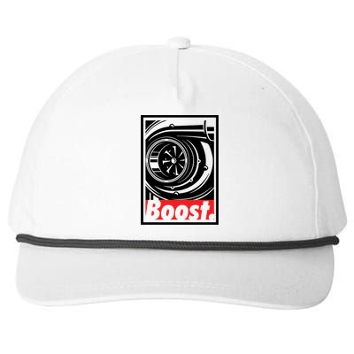 Turbo Boost Gift For Racing And Drift Car Lovers Gift Snapback Five-Panel Rope Hat