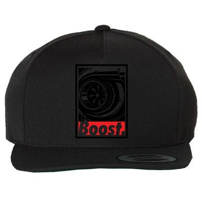 Turbo Boost Gift For Racing And Drift Car Lovers Gift Wool Snapback Cap