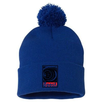 Turbo Boost Gift For Racing And Drift Car Lovers Gift Pom Pom 12in Knit Beanie