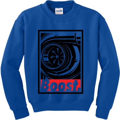 Turbo Boost Gift For Racing And Drift Car Lovers Gift Kids Sweatshirt
