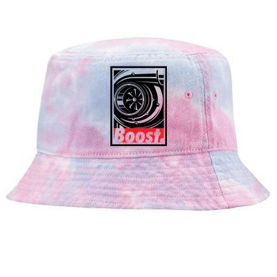 Turbo Boost Gift For Racing And Drift Car Lovers Gift Tie-Dyed Bucket Hat