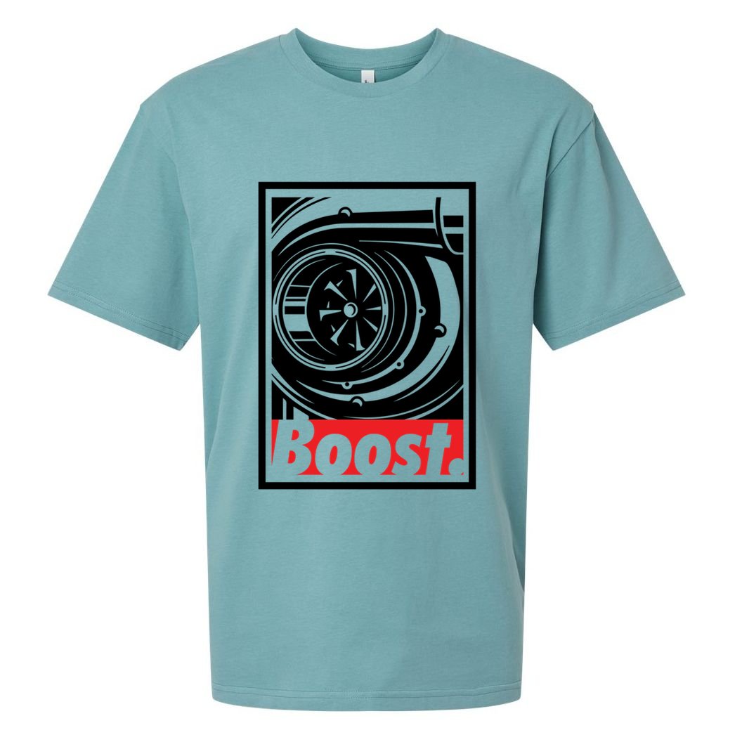 Turbo Boost Gift For Racing And Drift Car Lovers Gift Sueded Cloud Jersey T-Shirt