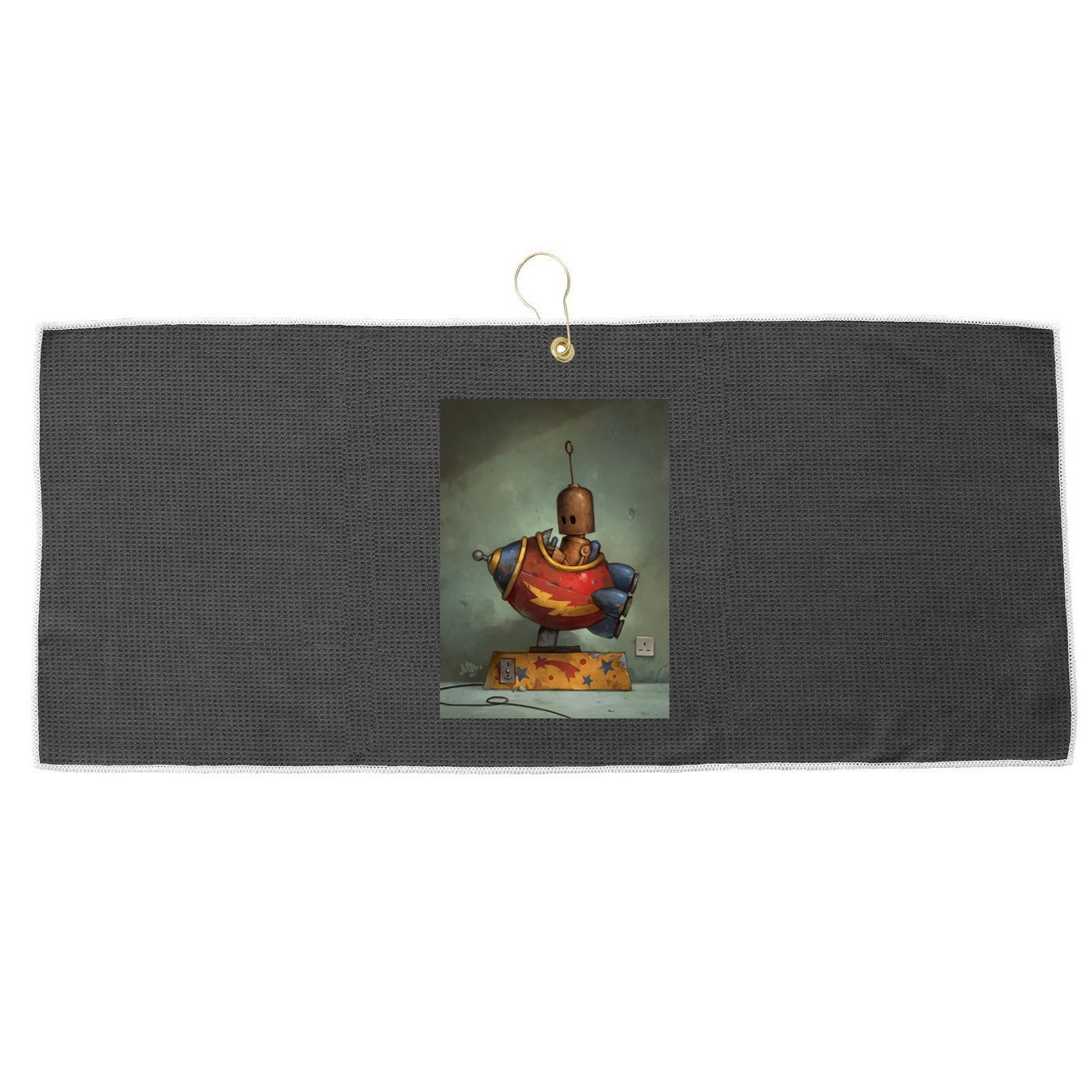 To Boldly Go Large Microfiber Waffle Golf Towel
