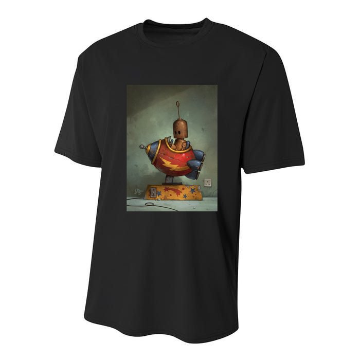 To Boldly Go Youth Performance Sprint T-Shirt