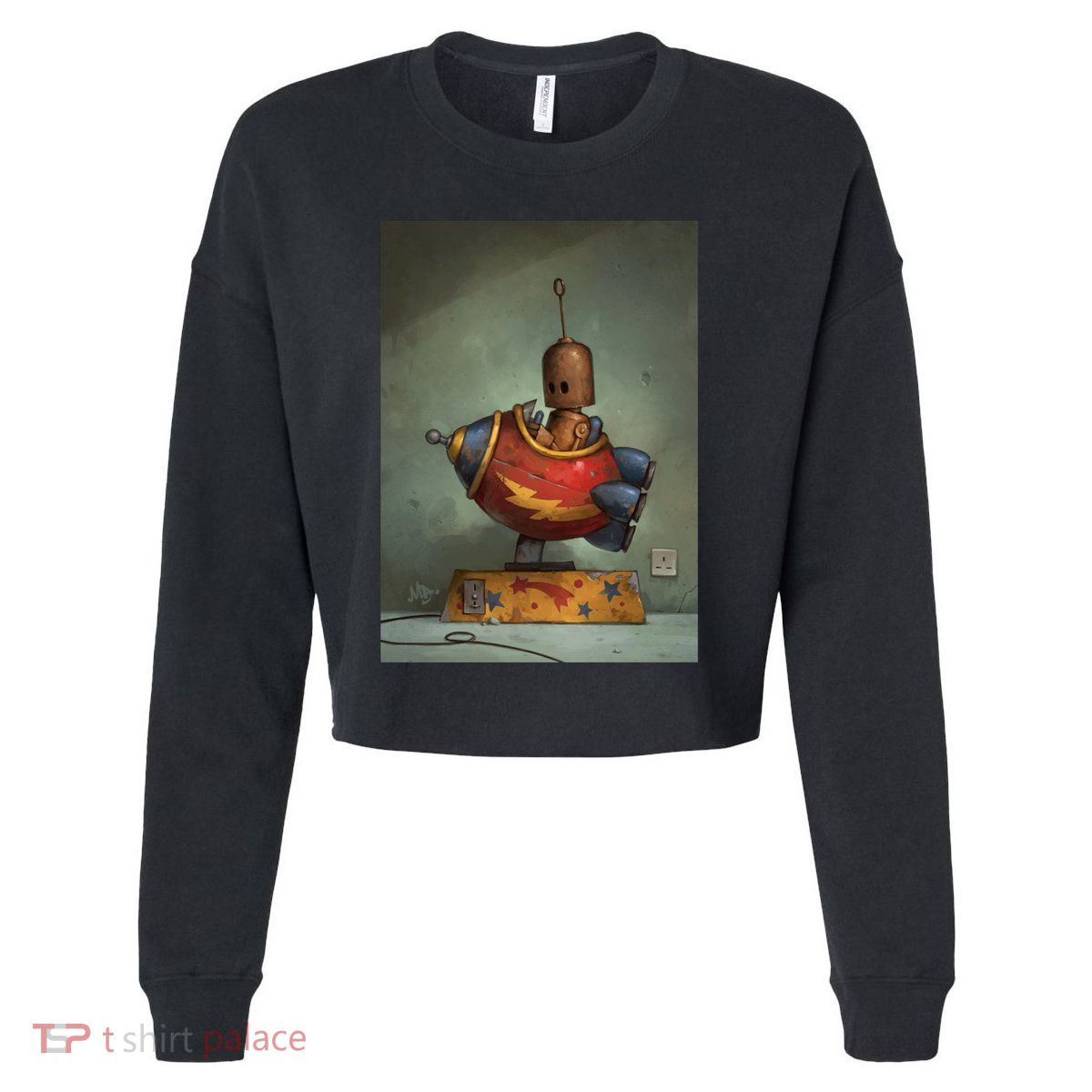 To Boldly Go Cropped Pullover Crew