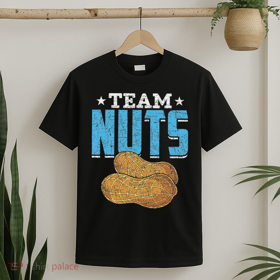 Team Boy Gender Reveal Party Team Nuts Funny Gender Reveal T-Shirt