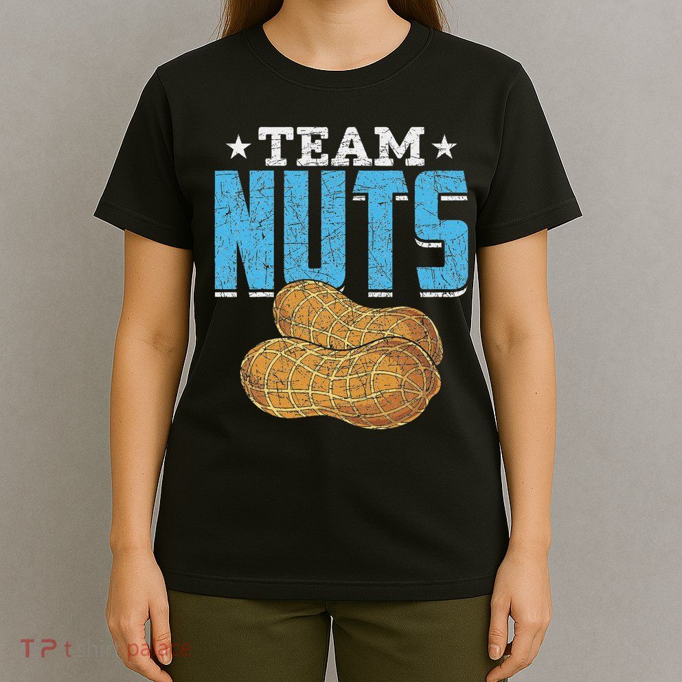 Team Boy Gender Reveal Party Team Nuts Funny Gender Reveal T-Shirt
