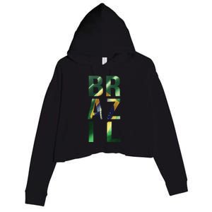 Team Brazil Gift Crop Fleece Hoodie