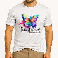 Transformed By Gods Love Colorful Butterfly Performance Shirt