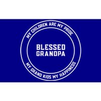 Thankful Blessed Grandpa His Pride Grand Cool Gift Bumper Sticker