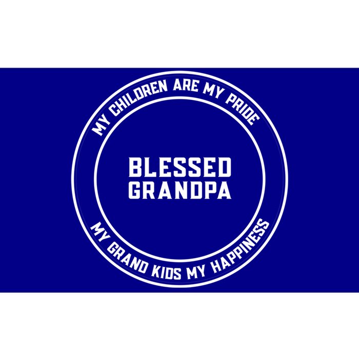 Thankful Blessed Grandpa His Pride Grand Cool Gift Bumper Sticker