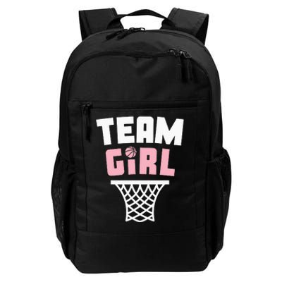 Team Basketball Gender Reveal Pink Baby Shower Party Daily Commute Backpack