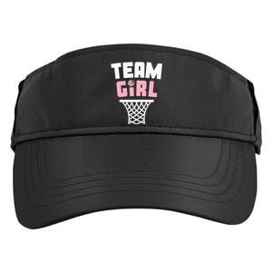 Team Basketball Gender Reveal Pink Baby Shower Party Adult Drive Performance Visor