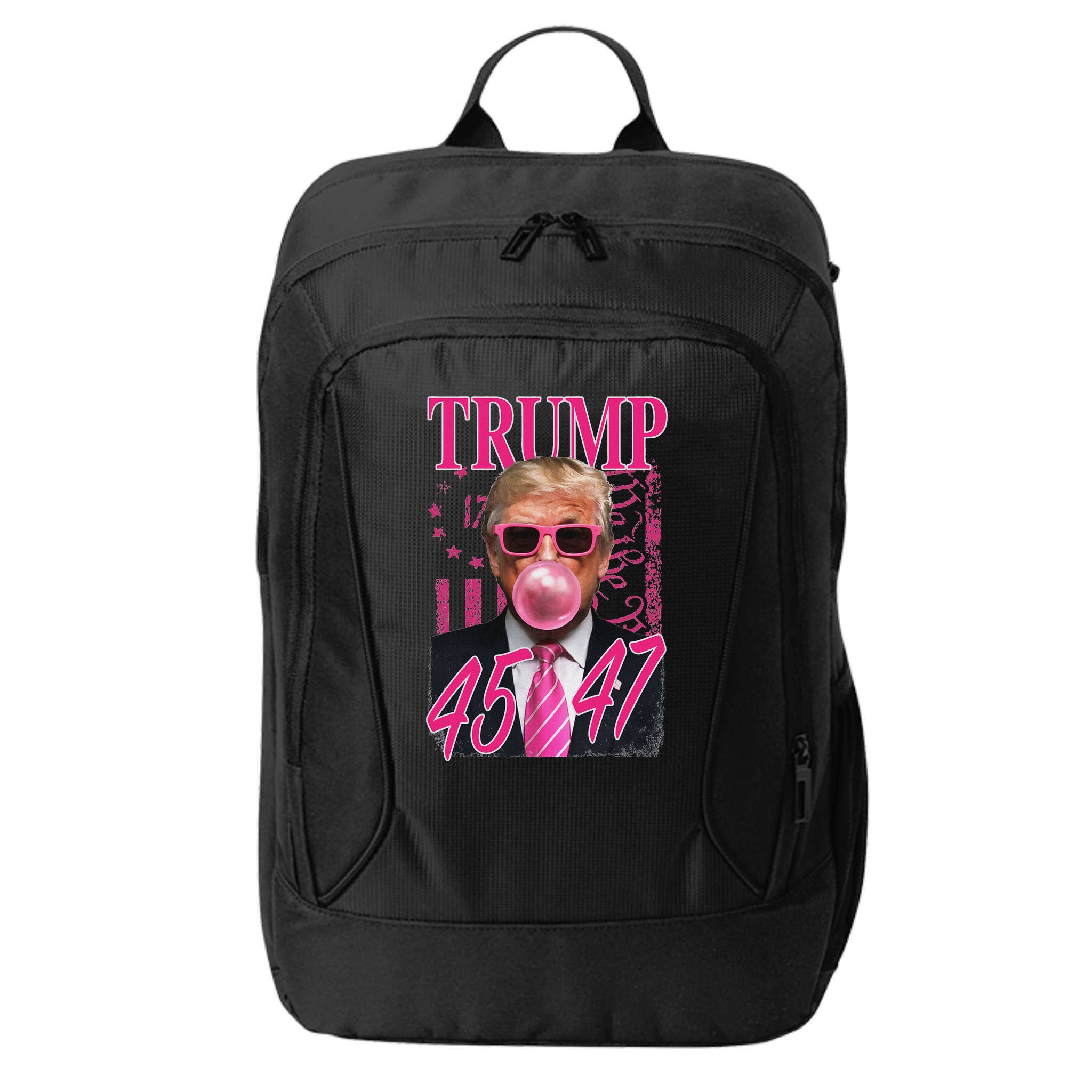 Trump B.U.B.B.L.E Gum 1776 Flag City Backpack